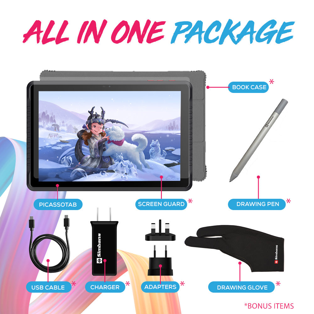 PicassoTab A12 Standalone Drawing Tablet with Pen