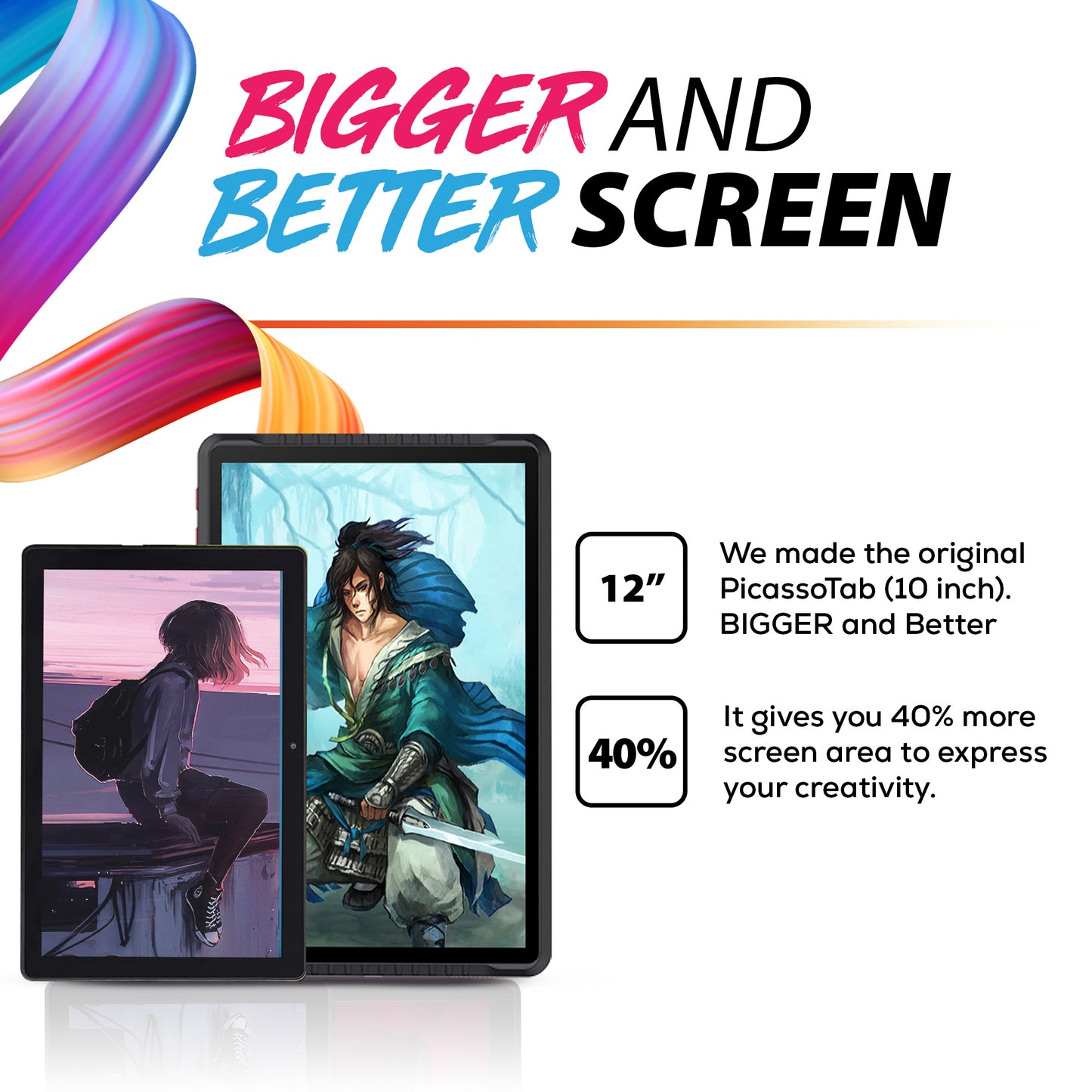 PicassoTab A12 Standalone Drawing Tablet with Pen