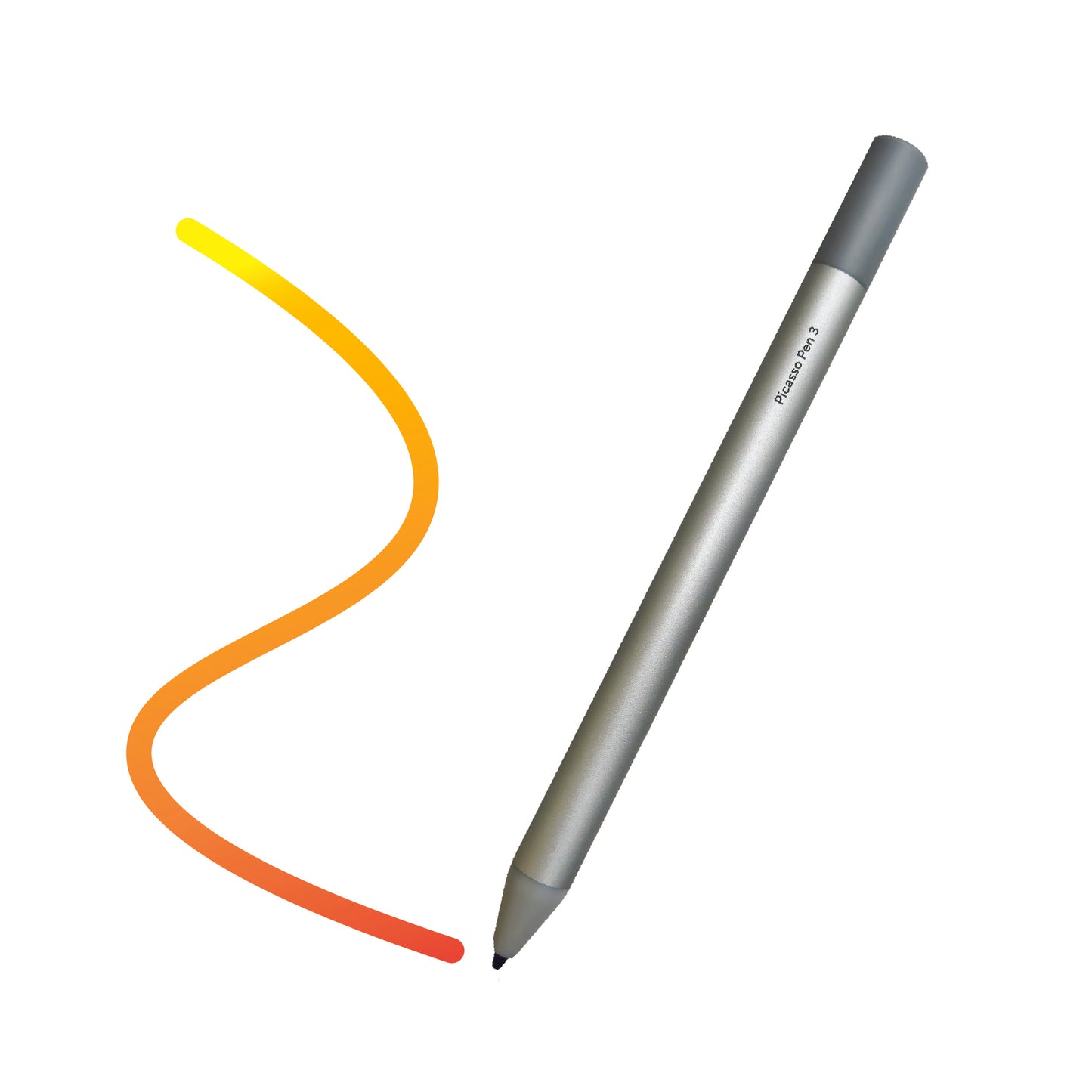 Picasso Pen 3 for PicassoTab X11 Drawing Tablet - Silver/Grey