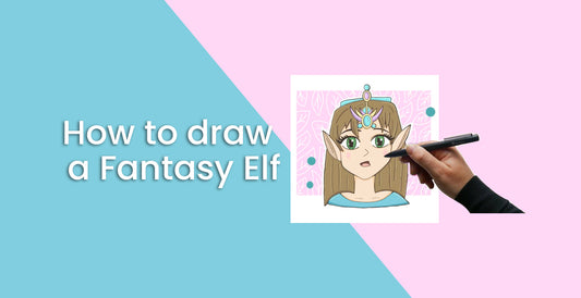 How to draw an elf princess | Simbans PicassoTab Drawing Tablet for Beginners