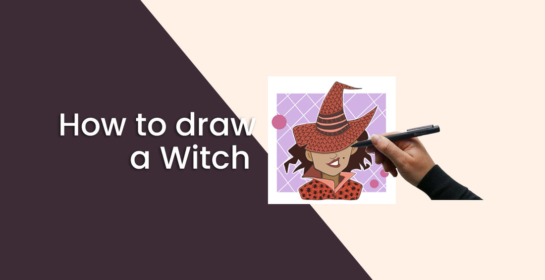 How to Draw a Witch Use Your Drawing Tablet to Make a Living | Simbans PicassoTab XL Standalone Drawing Tablet