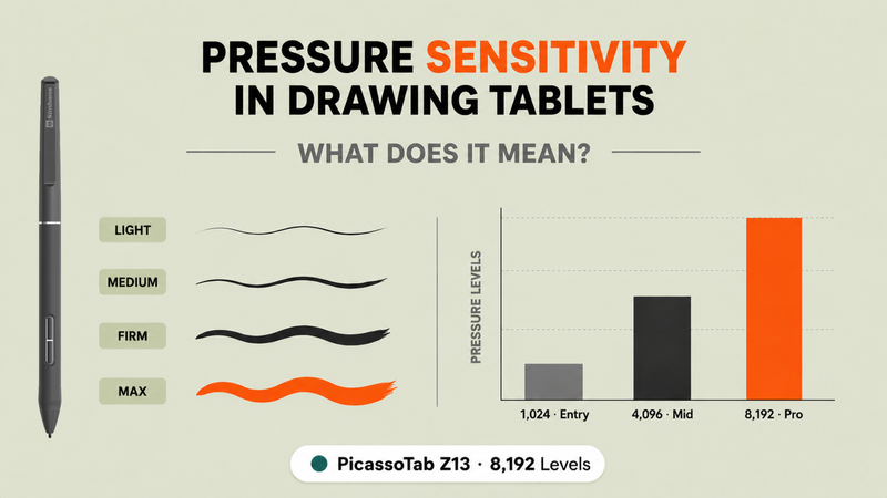 Know About Pressure Sensitivity in Drawing Tablets?