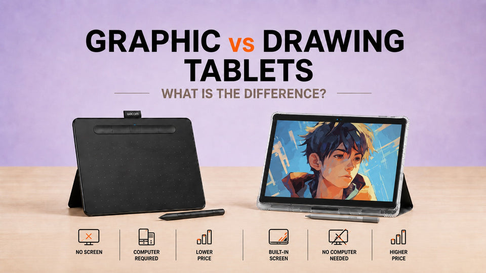 Graphic vs Drawing Tablets - What is the Difference?