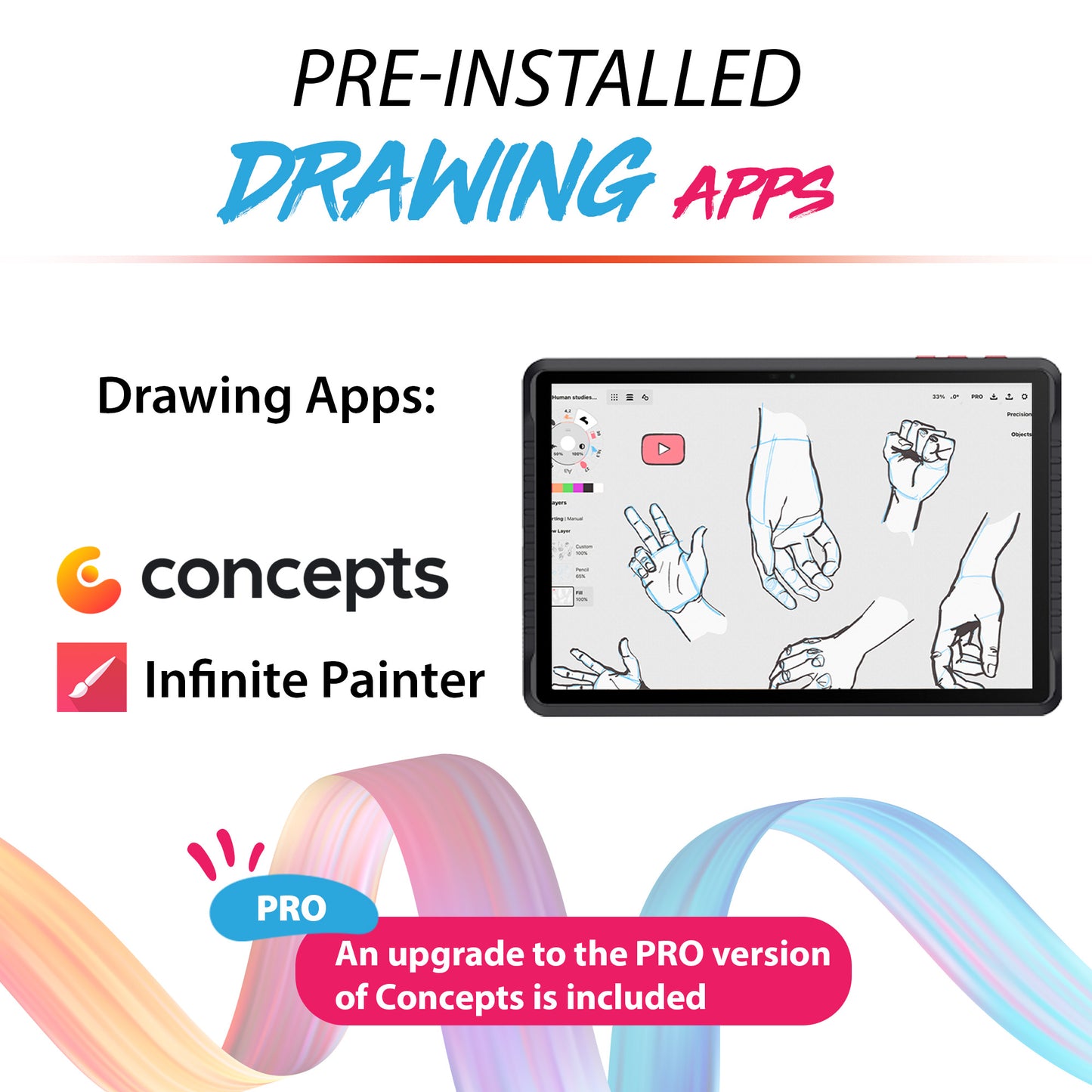 PicassoTab A12 Standalone Drawing Tablet with Pen