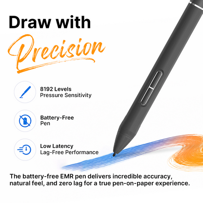 PicassoTab Z13 Standalone Drawing Tablet with Pen