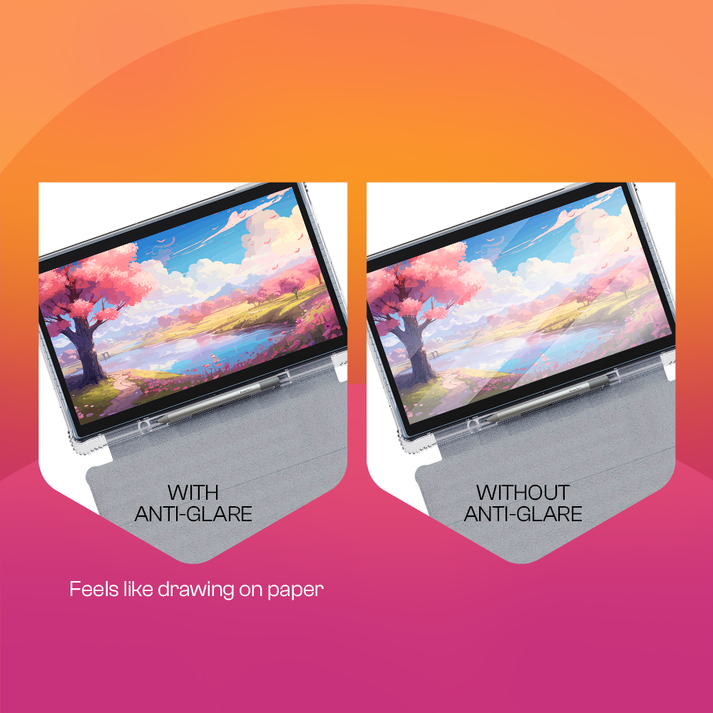 Anti Glare square for computer drawing tablet
