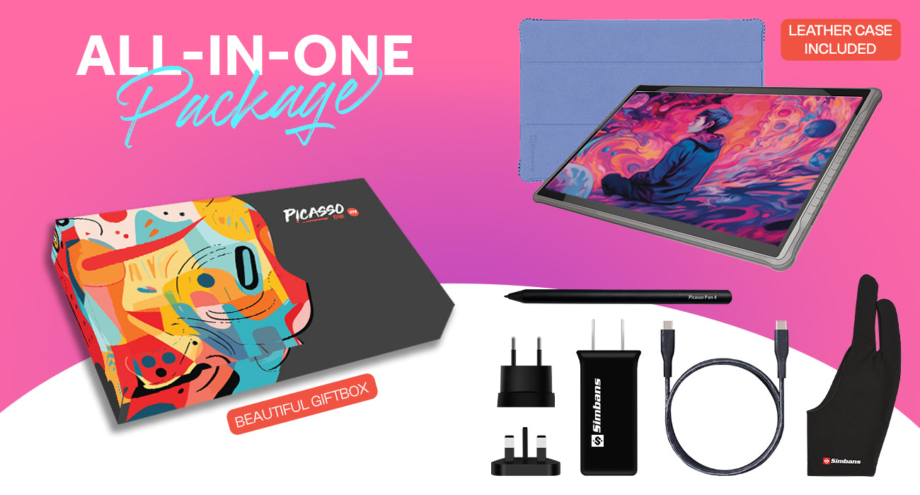 Simbans PicassoTab X14 Largest Standalone Drawing Tablet