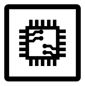Processor icon for PX11 animation tablet