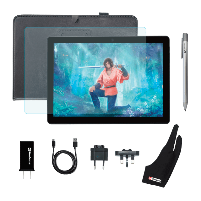 All in one package | Simbans PicassoTab XL 11.6 Inch Drawing Tablet for Beginners